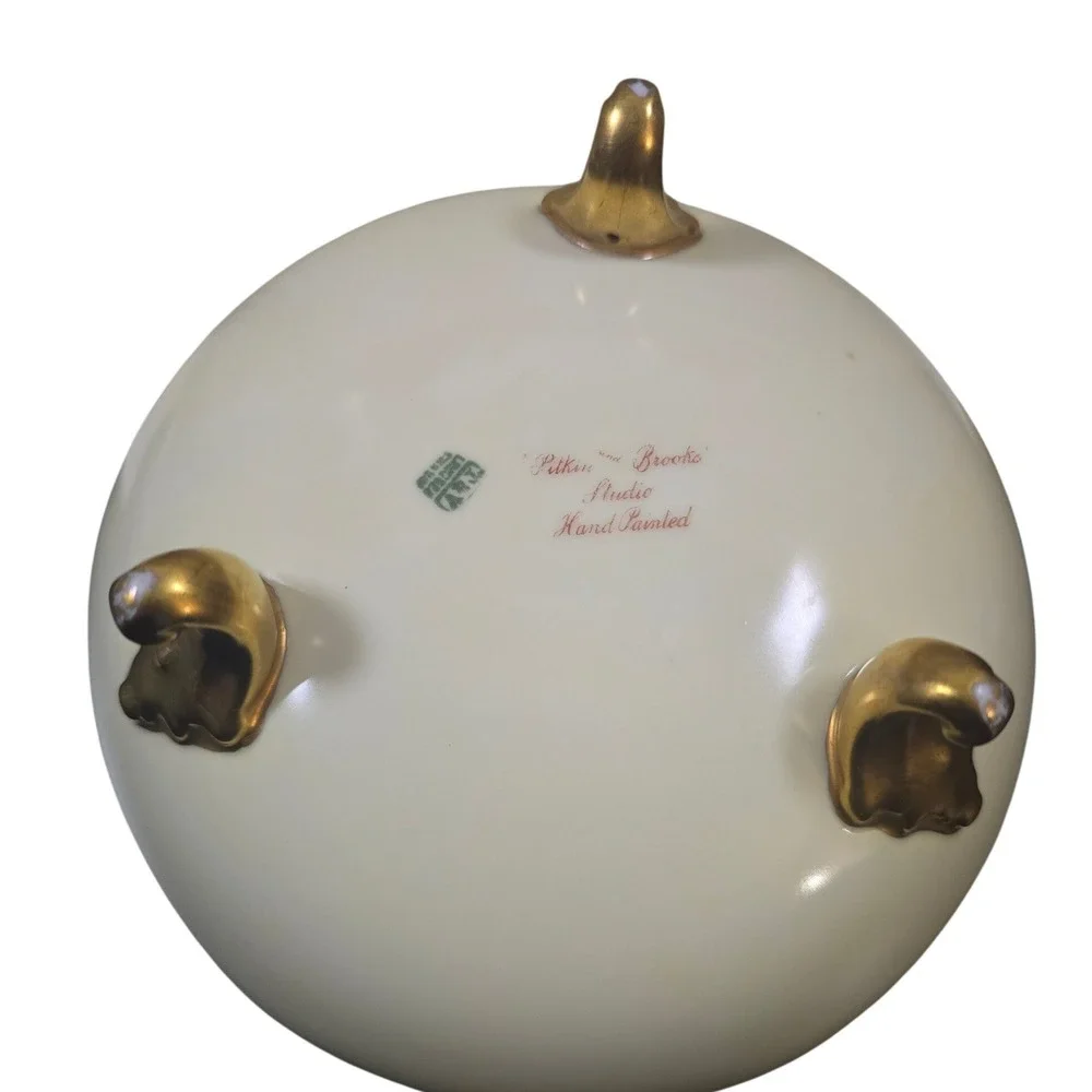 Pitkin & Brooks Studio Hand‎ Painted Daisy Sugar Creamer Footed Bowl Bavaria Set